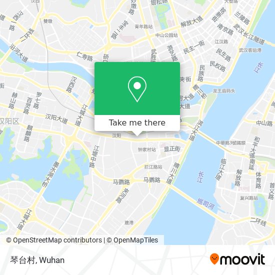 琴台村 map