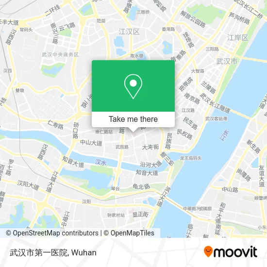 武汉市第一医院 map
