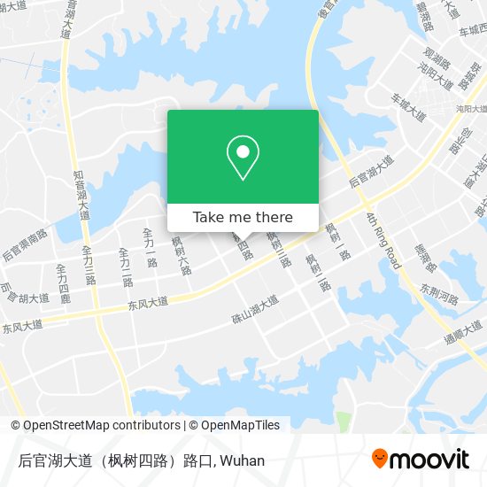 后官湖大道（枫树四路）路口 map