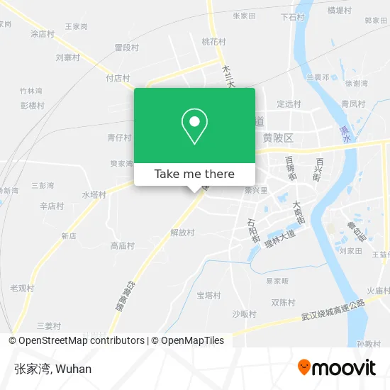 张家湾 map