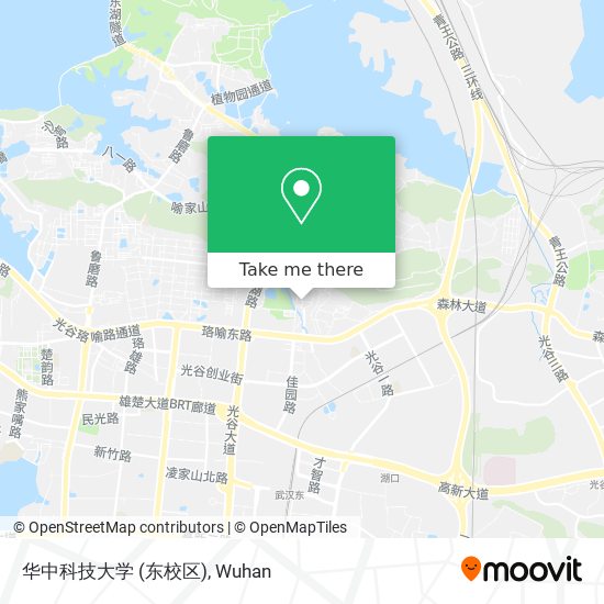 华中科技大学 (东校区) map