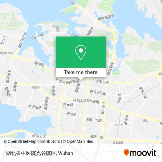 湖北省中医院光谷院区 map