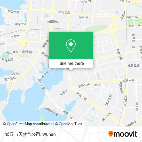 武汉市天然气公司 map