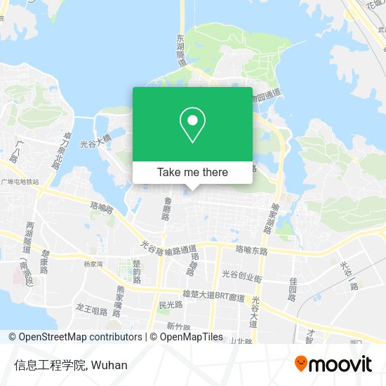 信息工程学院 map
