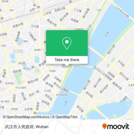 武汉市人民政府 map