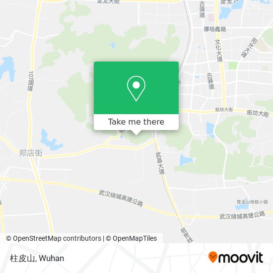 柱皮山 map