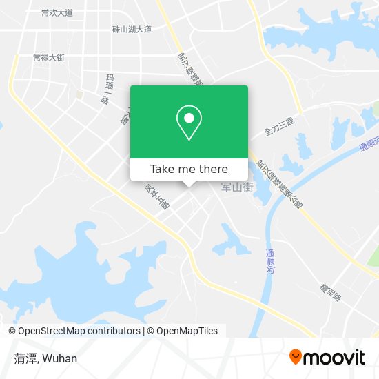 蒲潭 map