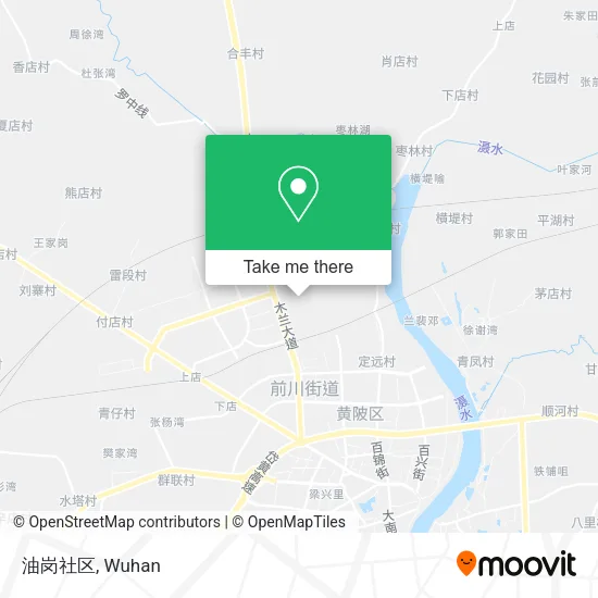 油岗社区 map