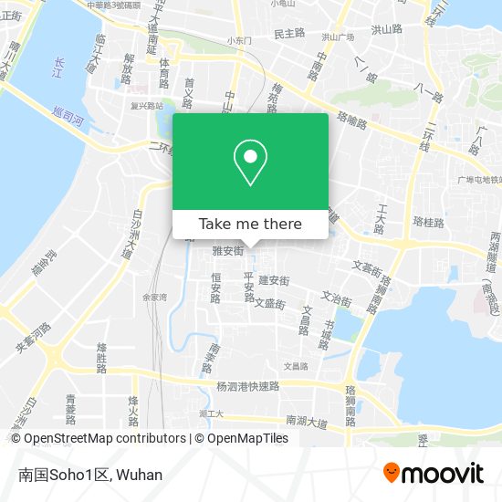 南国Soho1区 map