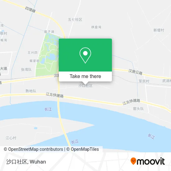 沙口社区 map