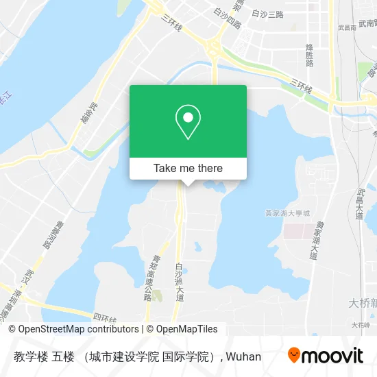 教学楼 五楼 （城市建设学院 国际学院） map