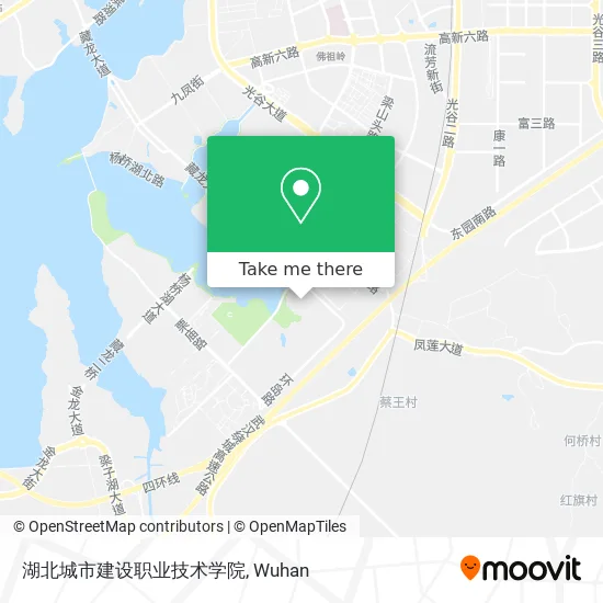 湖北城市建设职业技术学院 map