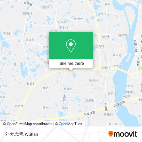 刘大房塆 map