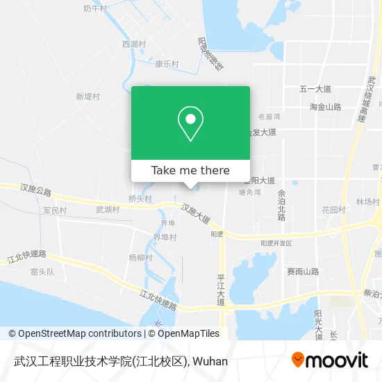 武汉工程职业技术学院(江北校区) map