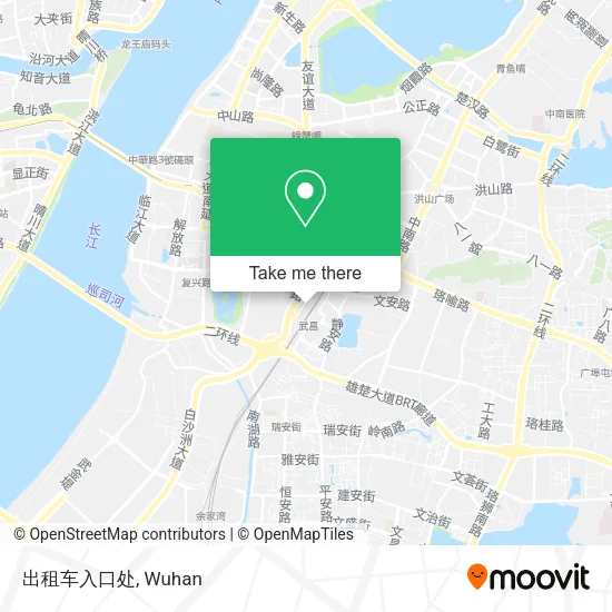 出租车入口处 map