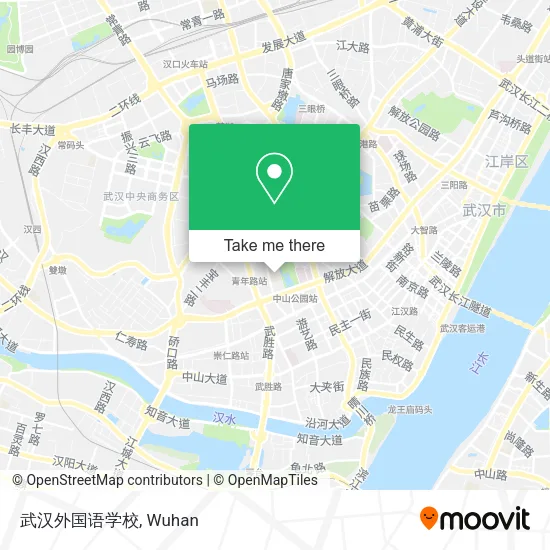 武汉外国语学校 map