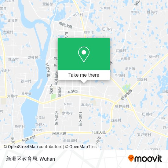 新洲区教育局 map
