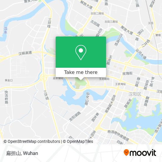 扁担山 map