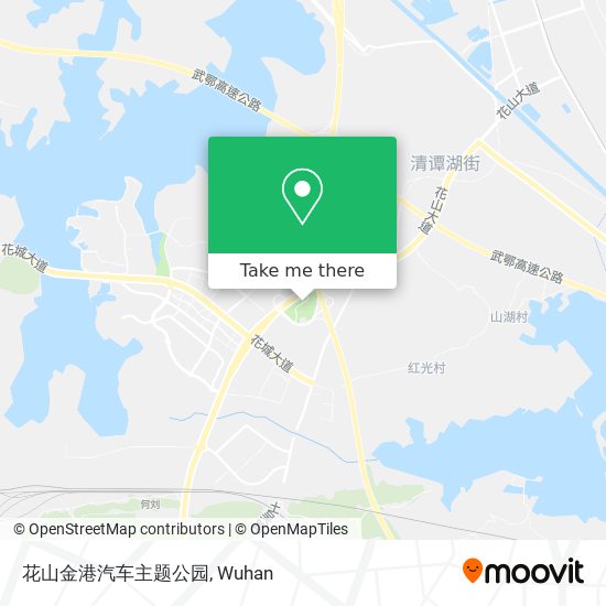 花山金港汽车主题公园 map