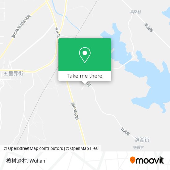 檀树岭村 map