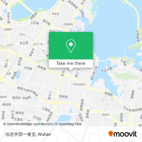 信息学部一食堂 map