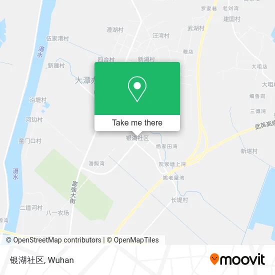 银湖社区 map