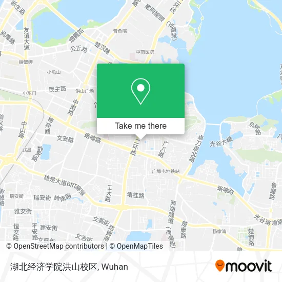 湖北经济学院洪山校区 map