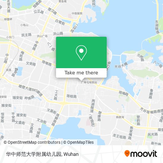 华中师范大学附属幼儿园 map
