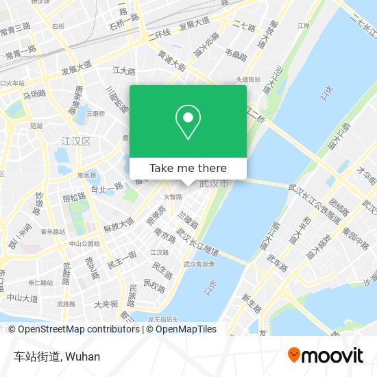 车站街道 map