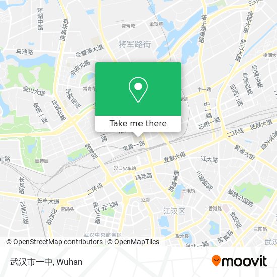 武汉市一中 map