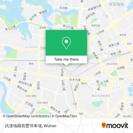 武漢地鐵長豐停車場 map