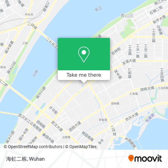 海虹二栋 map