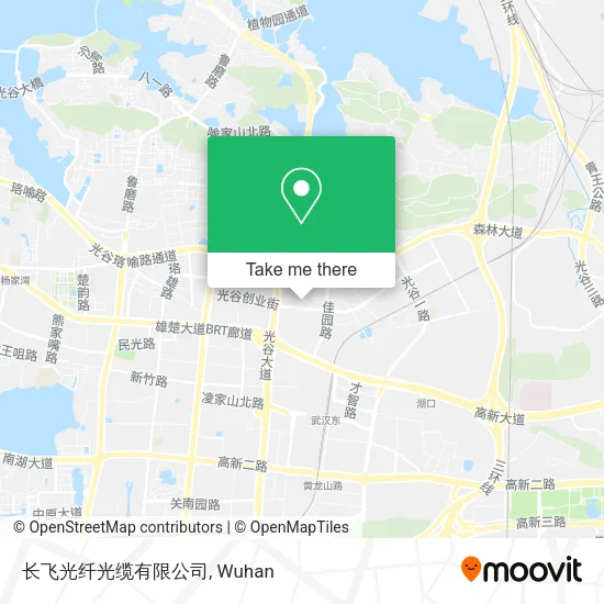长飞光纤光缆有限公司 map