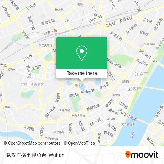 武汉广播电视总台 map