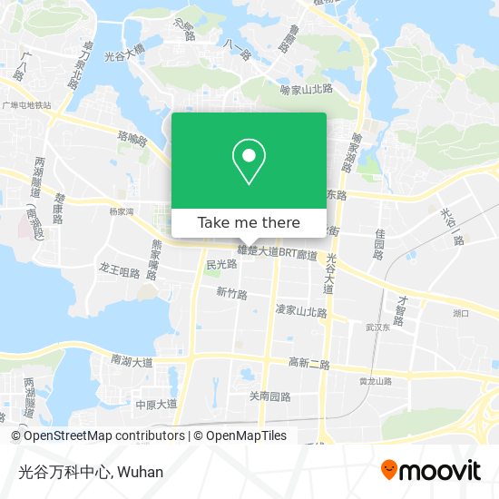 光谷万科中心 map