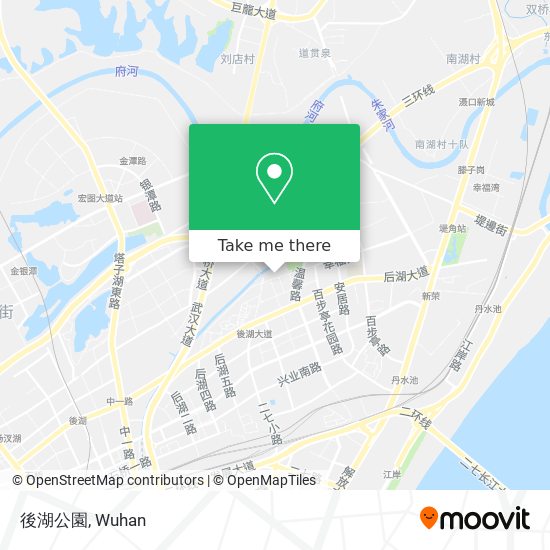後湖公園 map