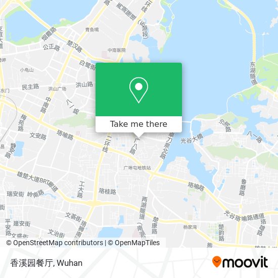 香溪园餐厅 map