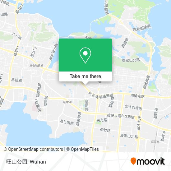 旺山公园 map