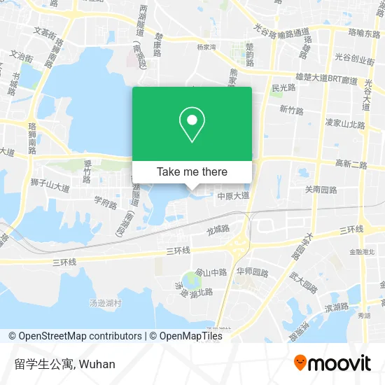 留学生公寓 map