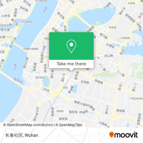 长春社区 map