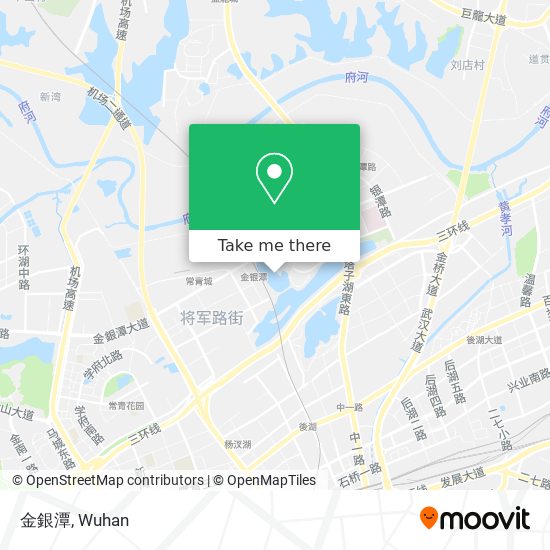 金銀潭 map