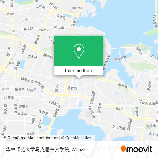 华中师范大学马克思主义学院 map