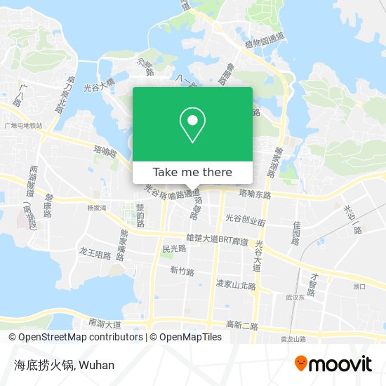 海底捞火锅 map