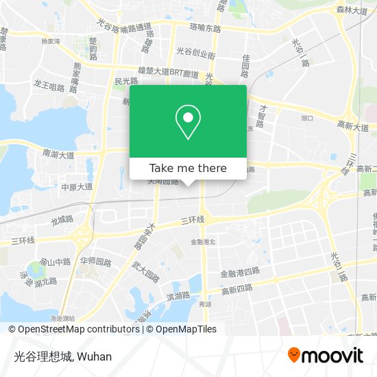 光谷理想城 map