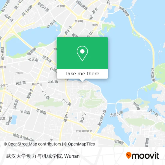 武汉大学动力与机械学院 map