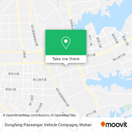 Dongfeng Passenger Vehicle Compagny map