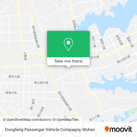 Dongfeng Passenger Vehicle Compagny map