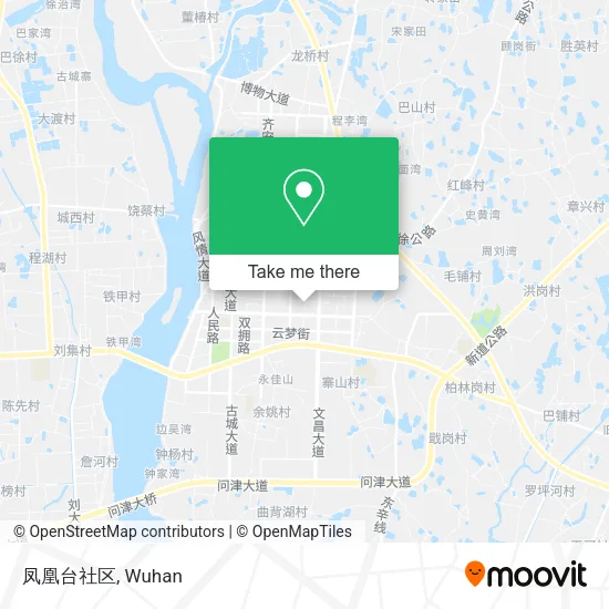 凤凰台社区 map