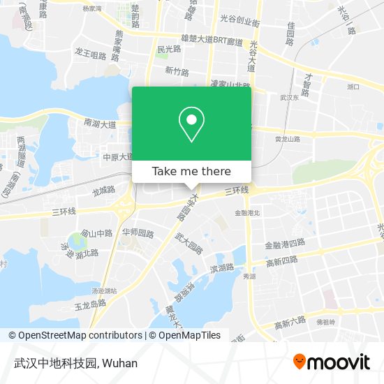武汉中地科技园 map