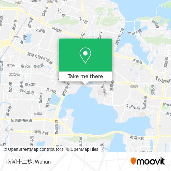 南湖十二栋 map
